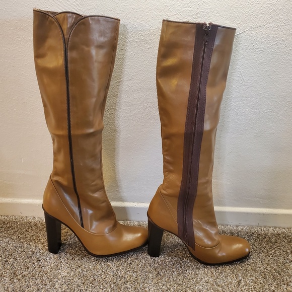 NWOB Retro-style Knee-high Boots - Picture 1 of 3